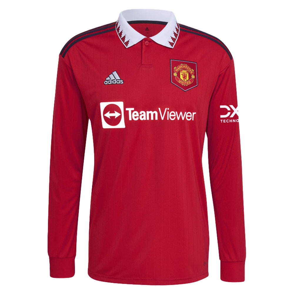 2022-2023 Man Utd Long Sleeve Home Shirt (CASEMIRO 18)