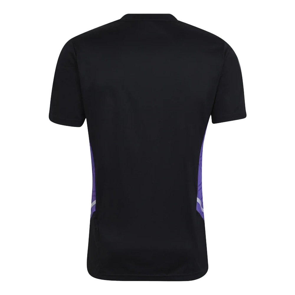 2022-2023 Real Madrid Training Shirt (Black) (TCHOUAMENI 18)