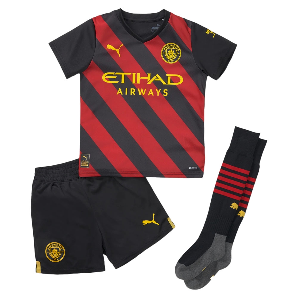 2022-2023 Man City Away Mini Kit (KUN AGUERO 10)