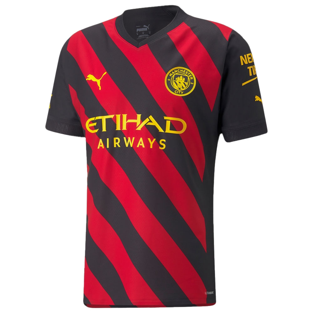 2022-2023 Man City Authentic Away Shirt (GREALISH 10)