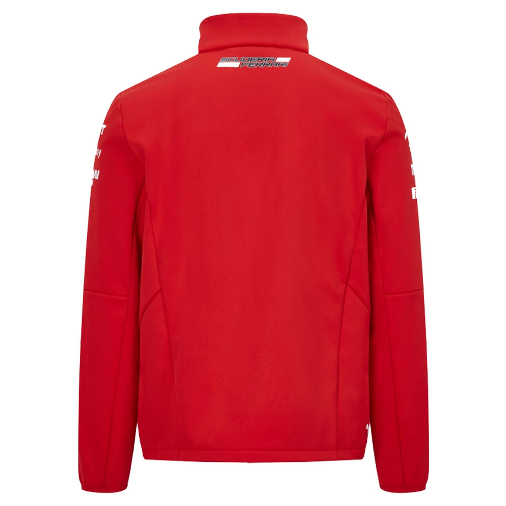 2020 Ferrari Team Softshell Jacket Slim Fit (Red)