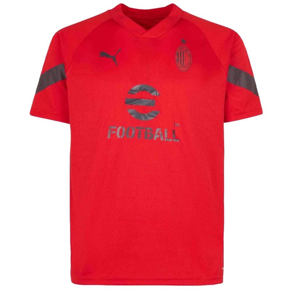 2022-2023 AC Milan Training Jersey (Red) - Kids (R.LEAO 17)