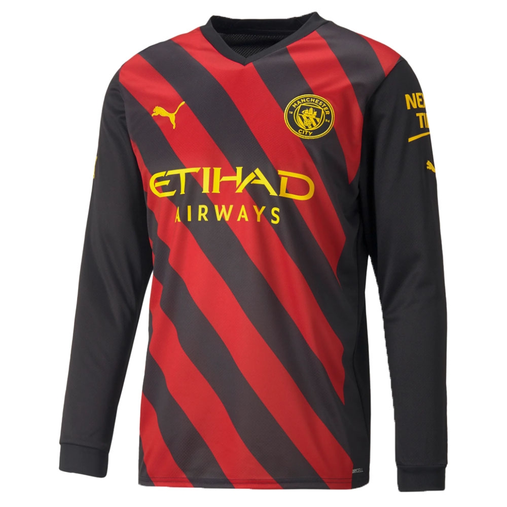 2022-2023 Man City Long Sleeve Away Shirt (RUBEN 3)