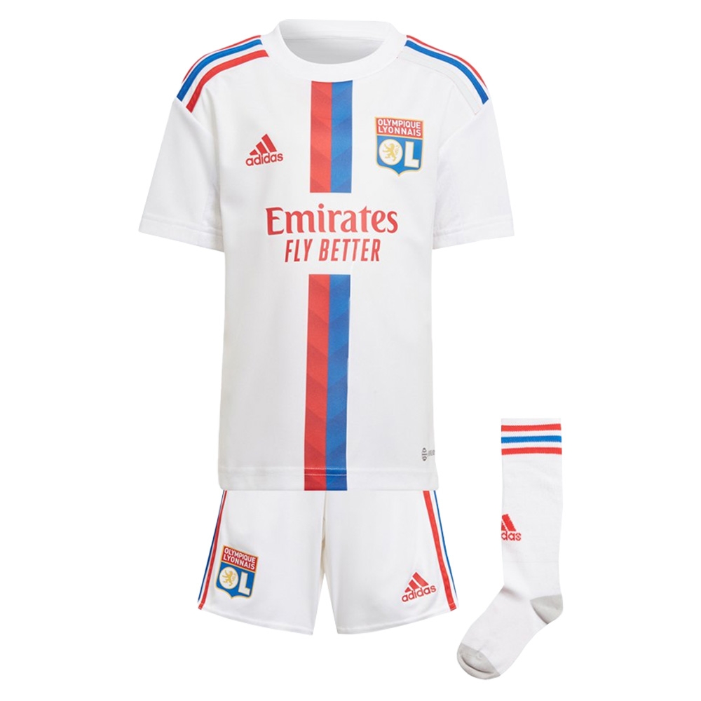 2022-2023 Olympique Lyon Home Mini Kit (TOKO EKAMBI 7)