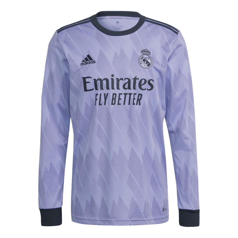 2022-2023 Real Madrid Long Sleeve Away Shirt (BENZEMA 9)