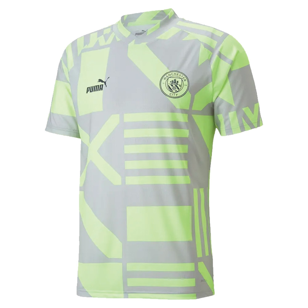 2022-2023 Man City Pre-Match Jersey (Grey Violet) (KUN AGUERO 10)