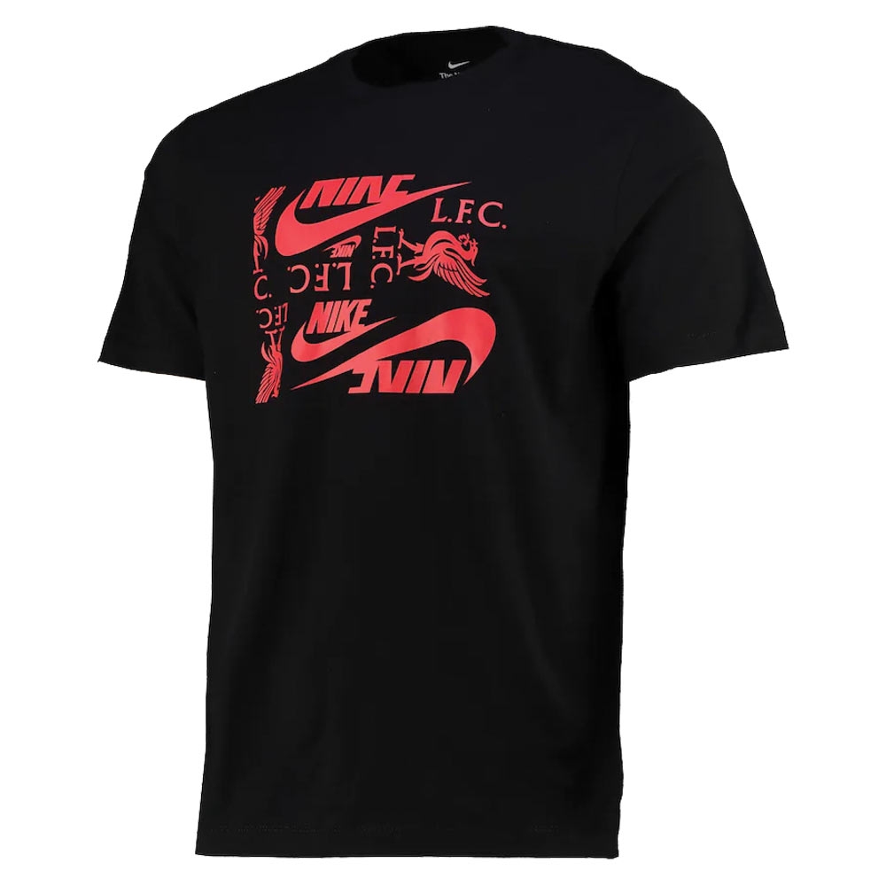 2022-2023 Liverpool Graphic Tee (Black) (ROBERTSON 26)