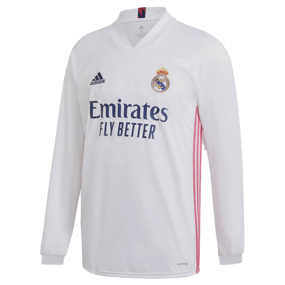 2020-2021 Real Madrid Long Sleeve Home Shirt (RAUL 7)