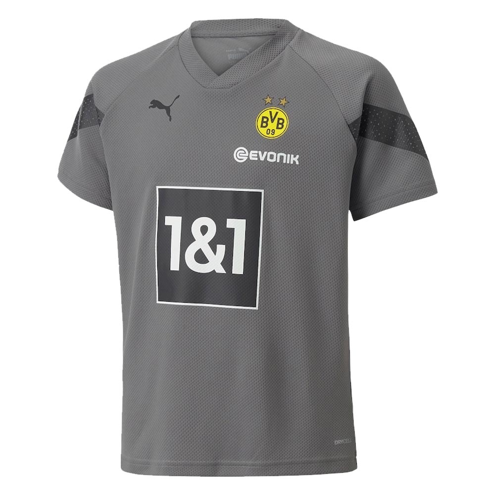 2022-2023 Borussia Dortmund Training Jersey (Smoked Pearl) - Kids (SULE 25)