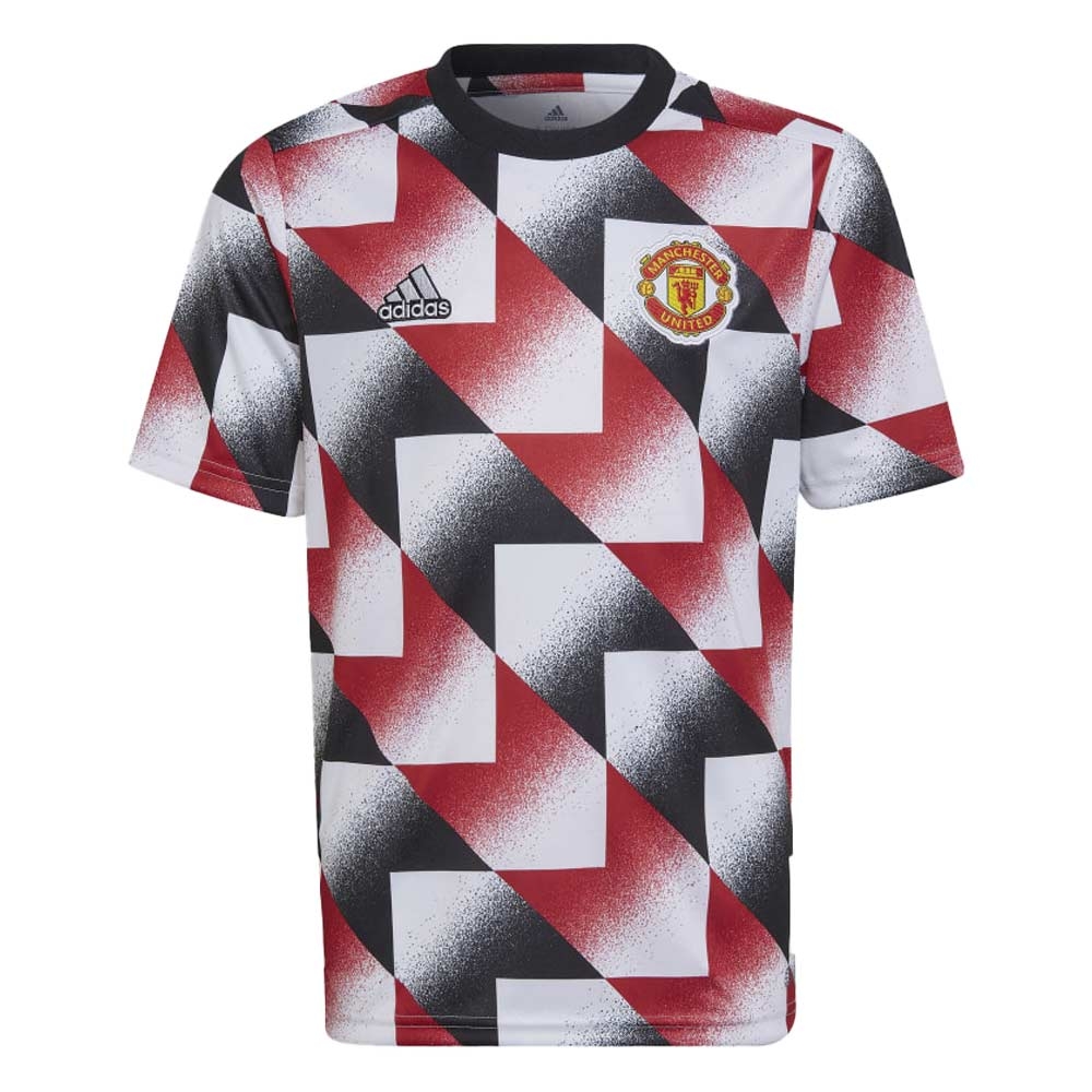 2022-2023 Man Utd Pre-Match Shirt (White) - Kids (Weghorst 27)