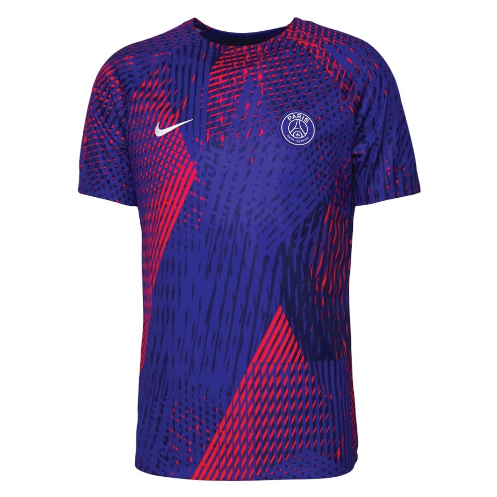 2022-2023 PSG Pre-Match Training Shirt (Blue) - Kids (IBRAHIMOVIC 10)