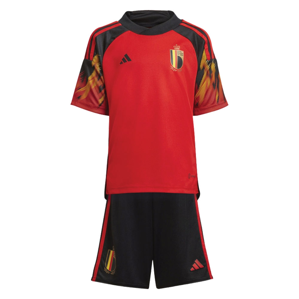 2022-2023 Belgium Home Mini Kit (R LUKAKU 9)