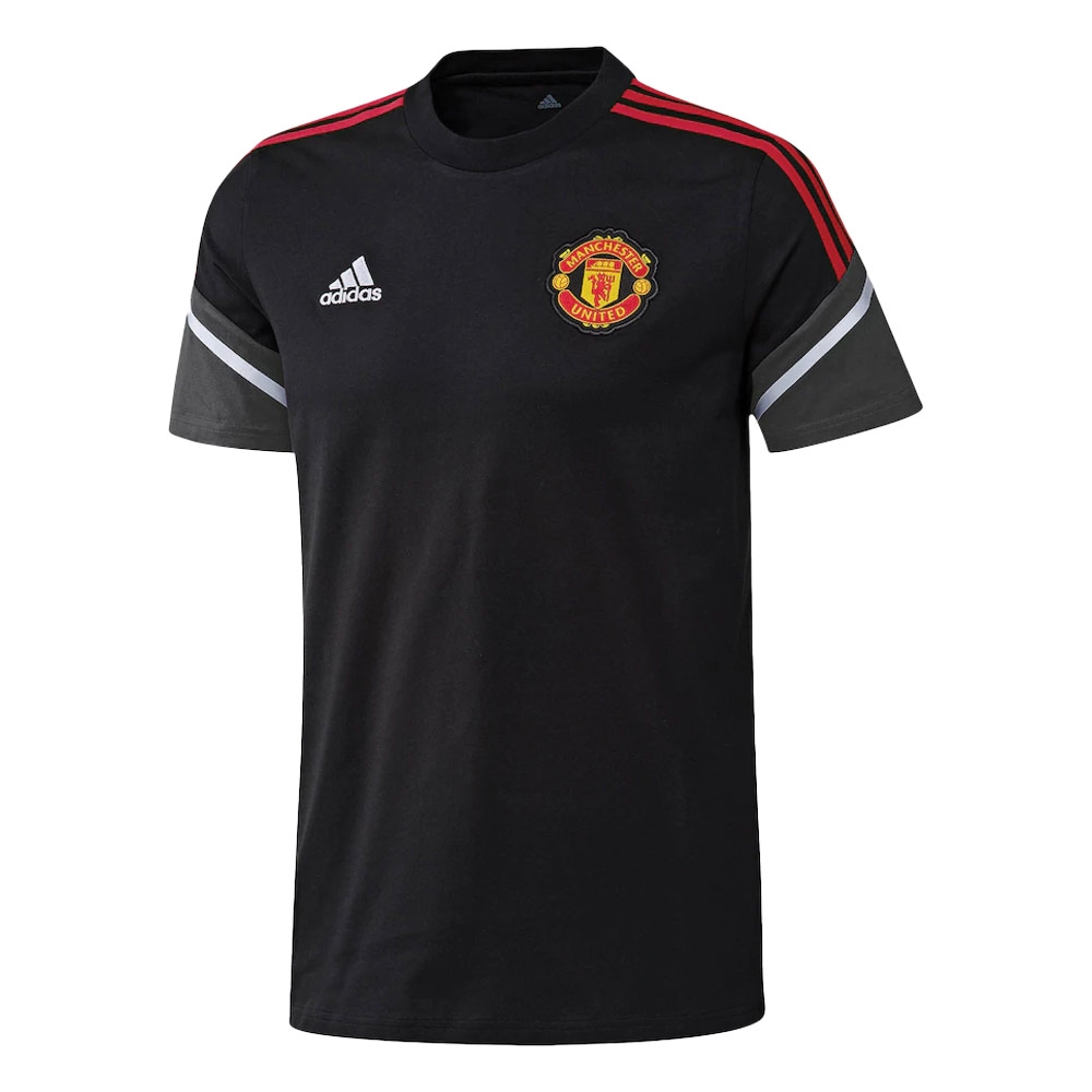 2022-2023 Man Utd Training Tee (Black) (B FERNANDES 8)