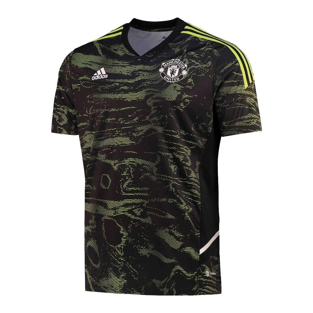 2022-2023 Man Utd EU Training Jersey (Solar Slime) (Weghorst 27)