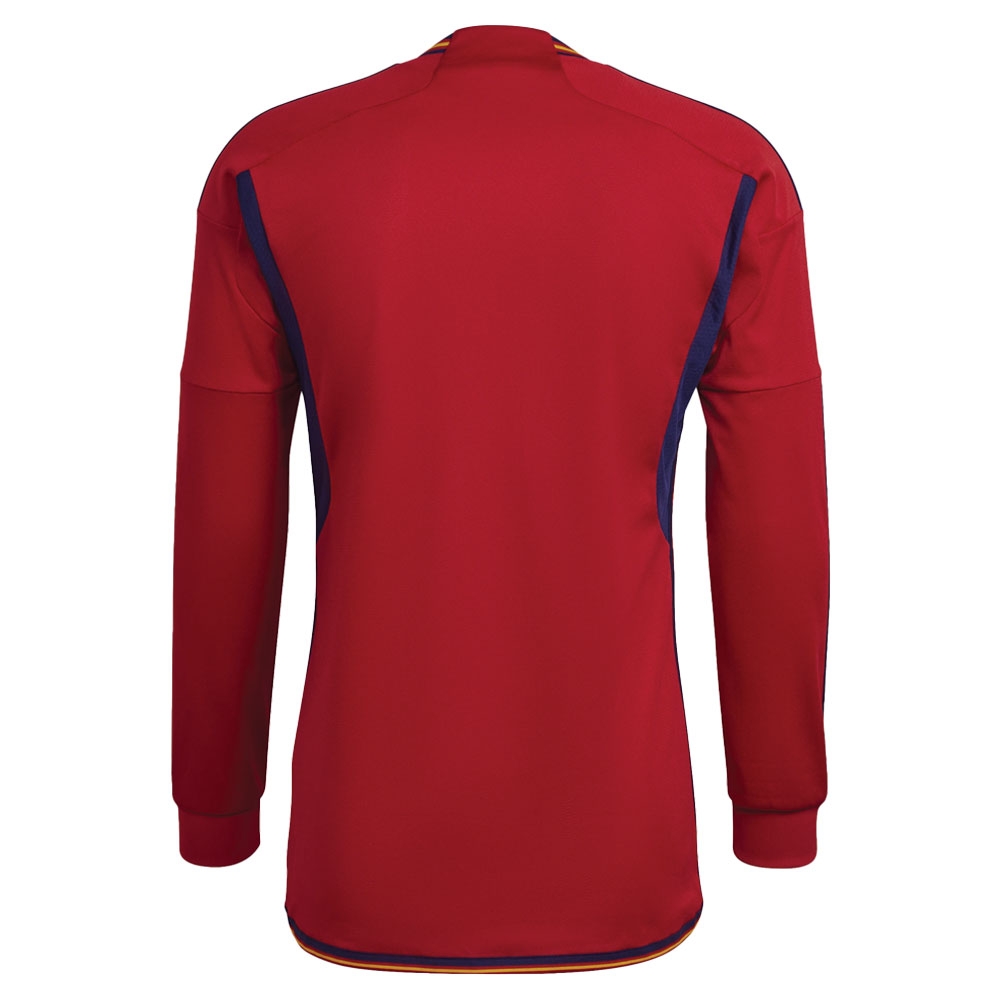 2022-2023 Spain Long Sleeve Home Shirt (A INIESTA 6)