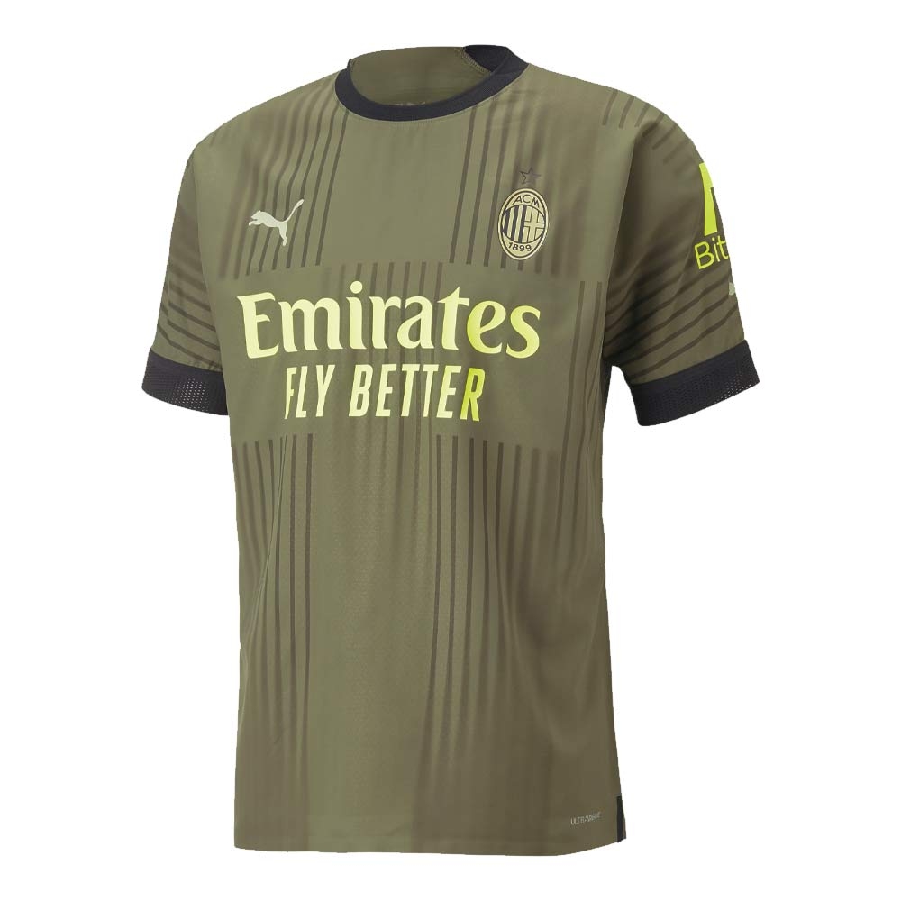 2022-2023 AC Milan Authentic Third Shirt (Your Name)