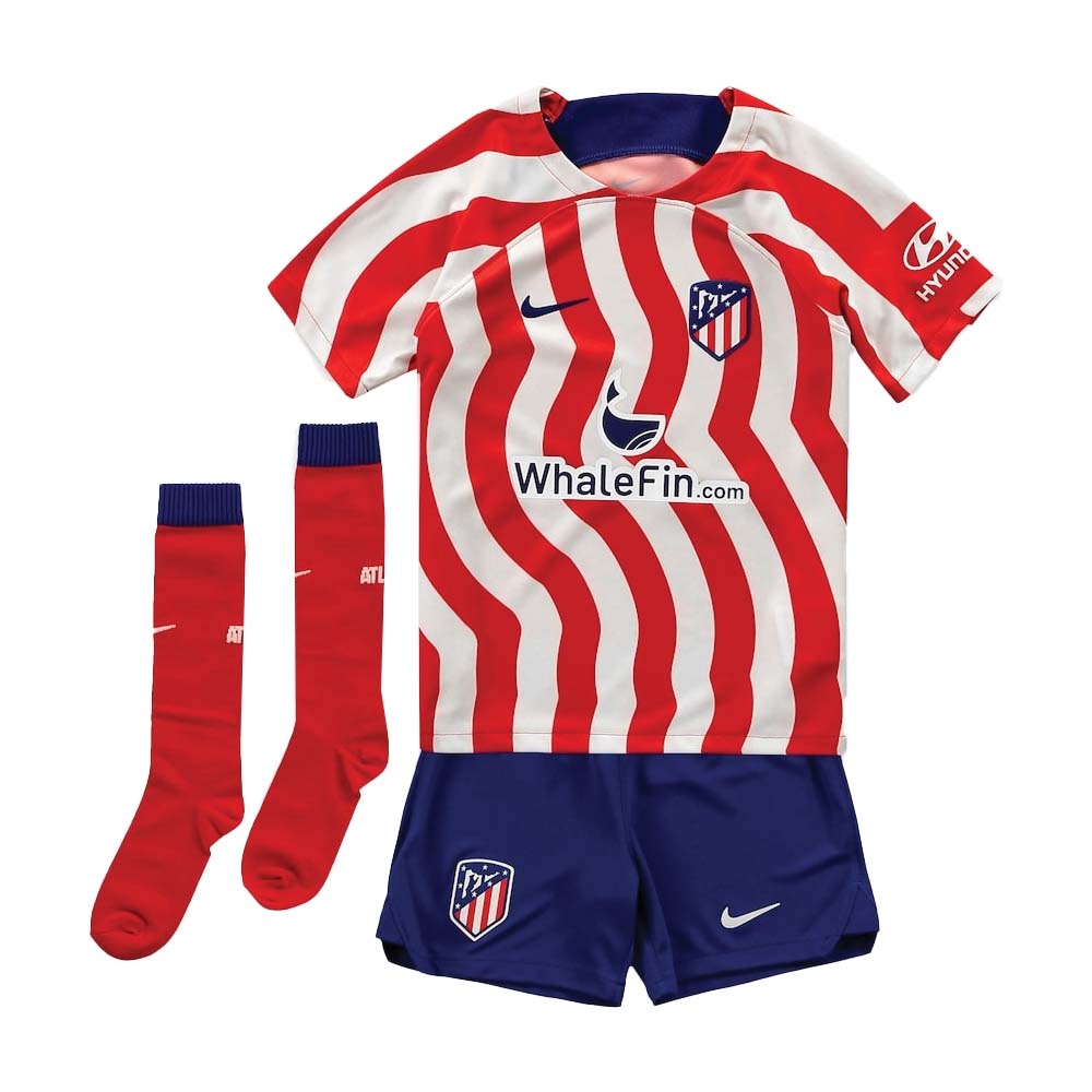 2022-2023 Atletico Madrid Little Boys Home Shirt (KOKE 6)