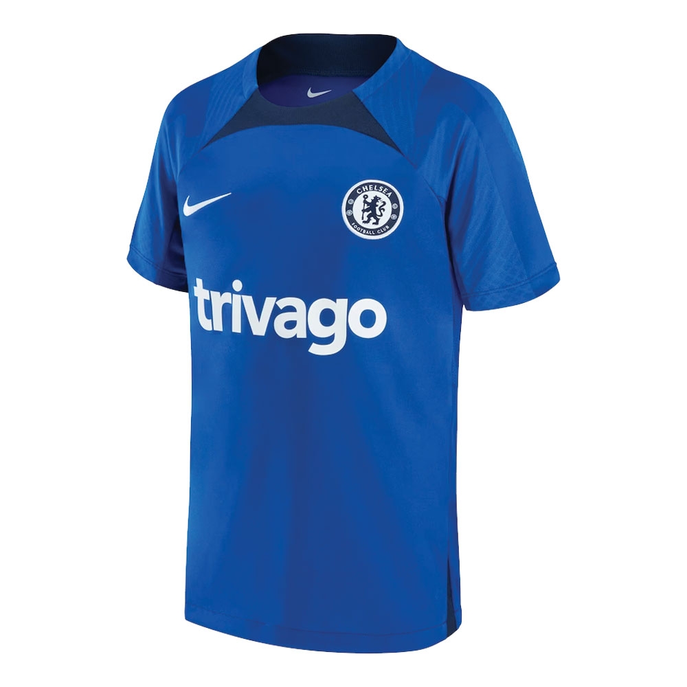 2022-2023 Chelsea Training Shirt (Blue) - Kids (AUBAMEYANG 9)