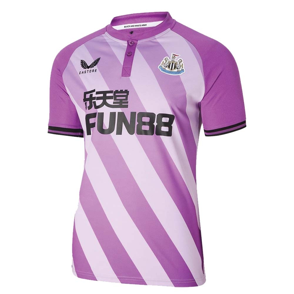 2021-2022 Newcastle Home Goalkeeper Shirt (Purple) (Your Name)