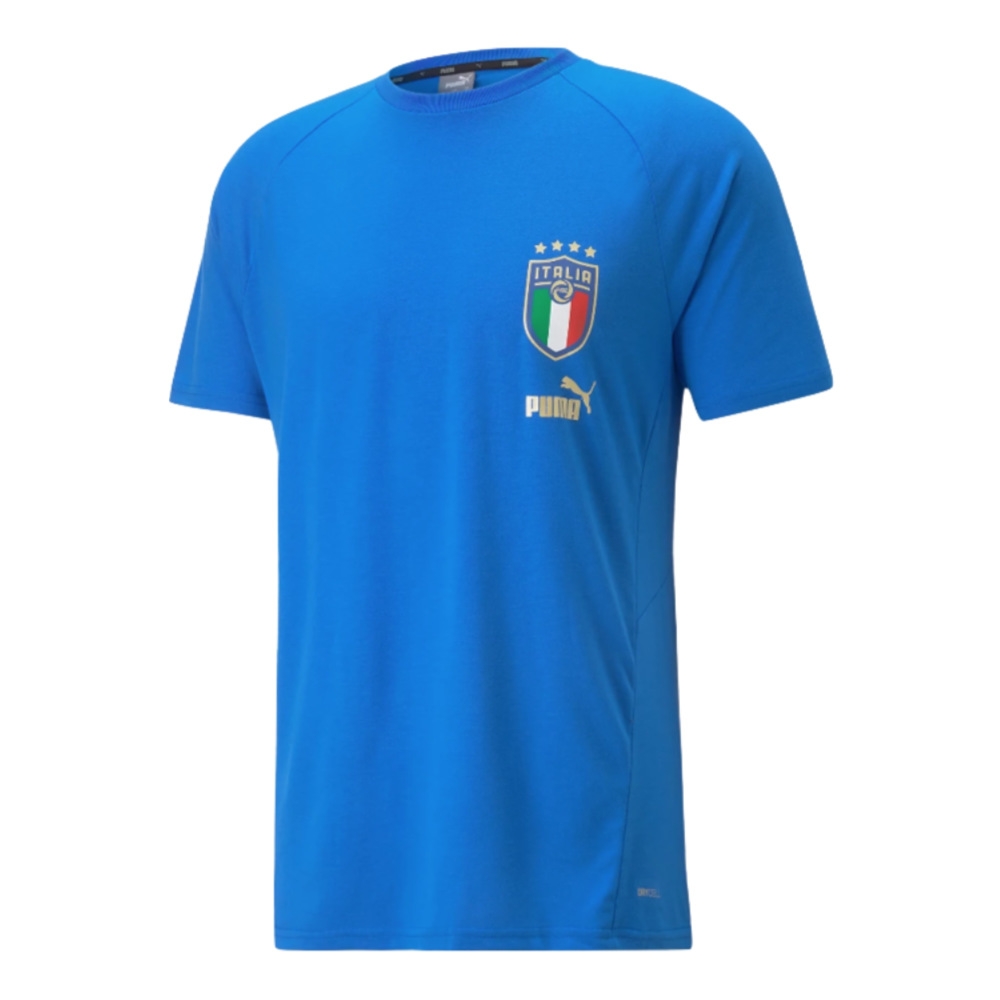 2022-2023 Italy Player Casuals Tee (Blue) (DI LORENZO 2)