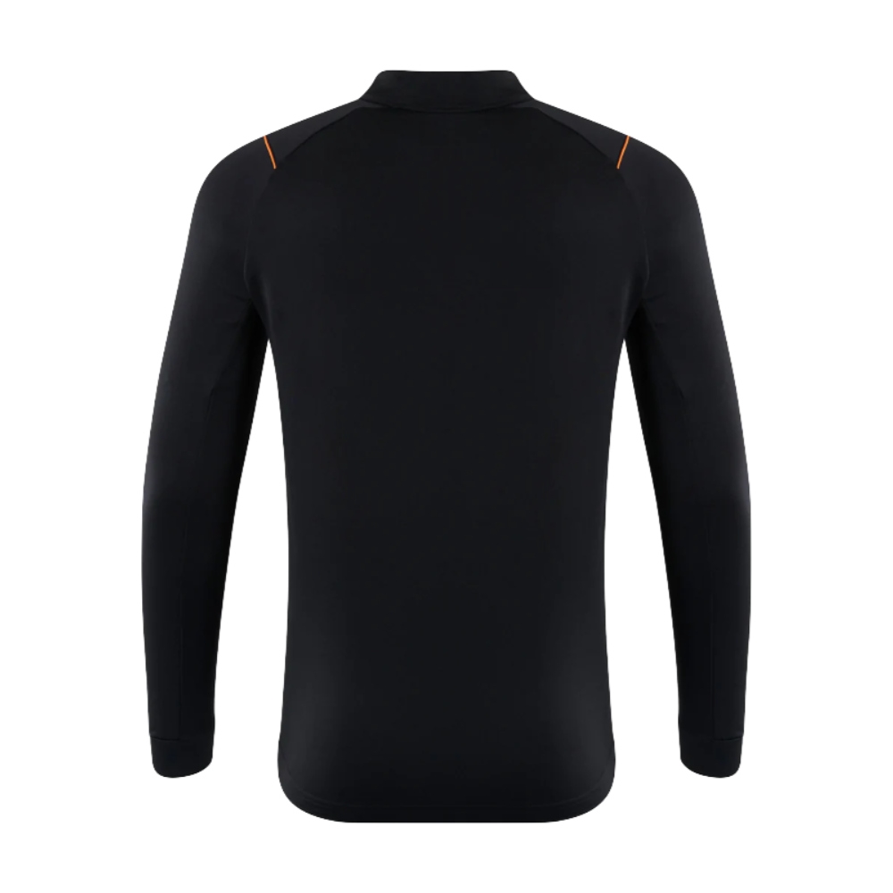 2022-2023 Rangers Matchday Half Zip Top (Black-Orange)