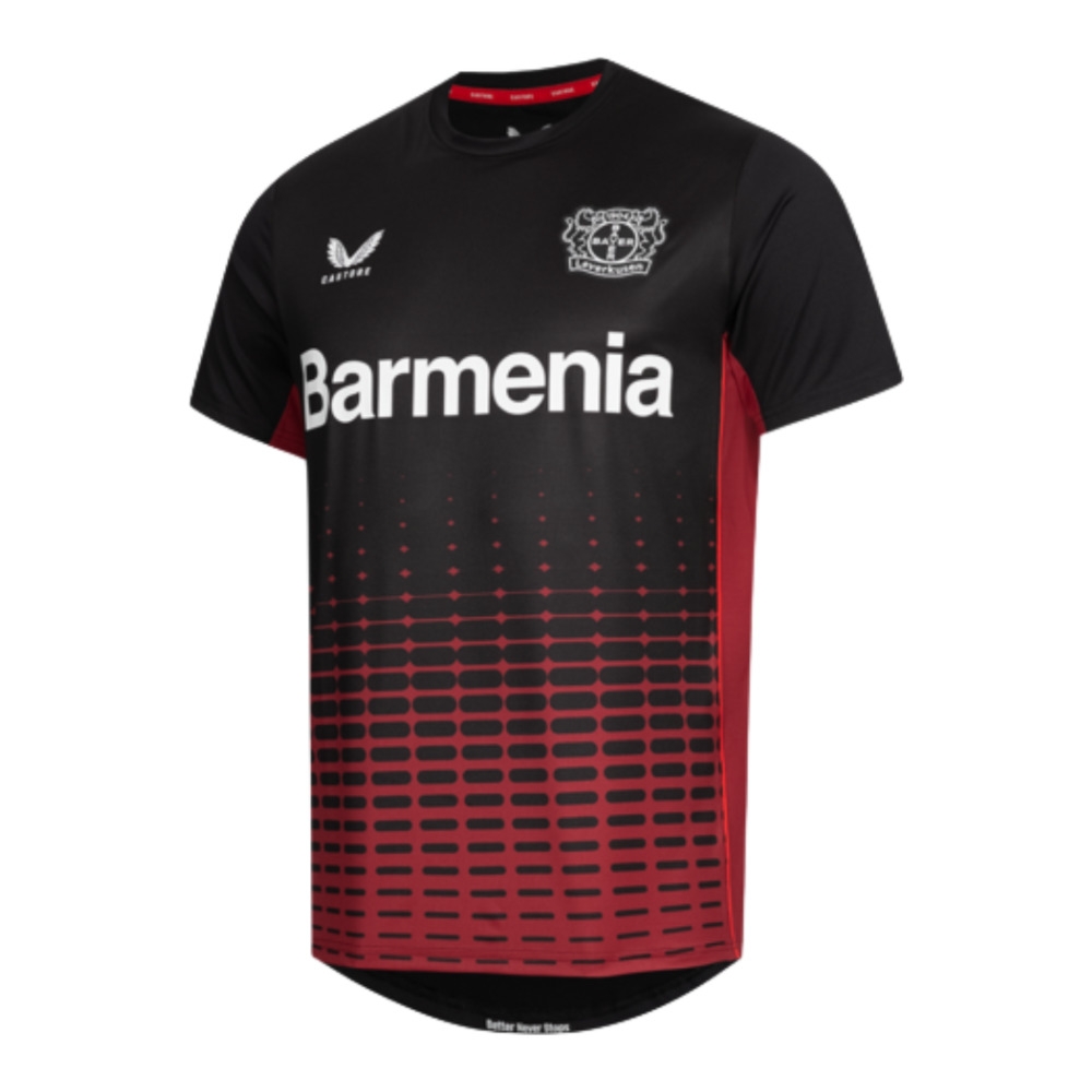 2022-2023 Bayer Leverkusen Tech Tee (Black) (Your Name)