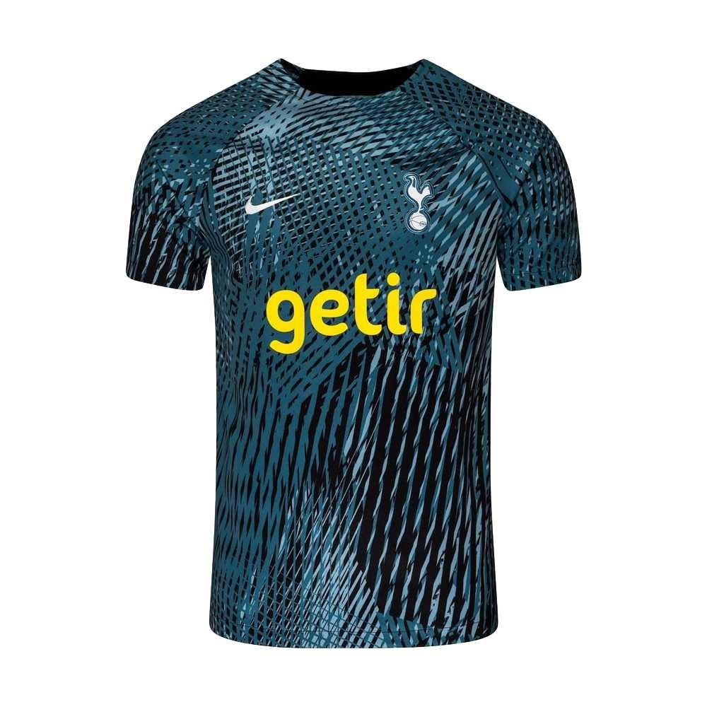 2022-2023 Tottenham Pre-Match Training Shirt (Rift Blue) (HOJBJERG 5)