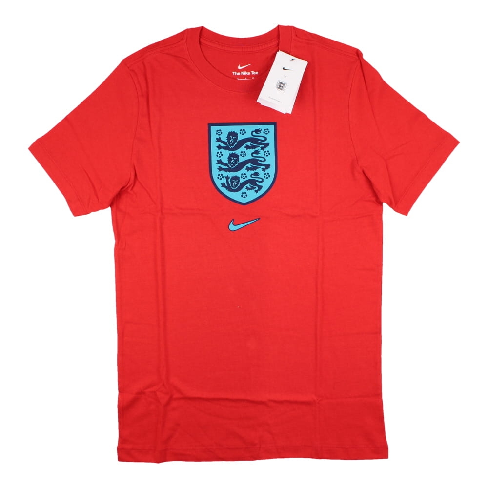 2022-2023 England World Cup Crest Tee (Red) (Bellingham 22)