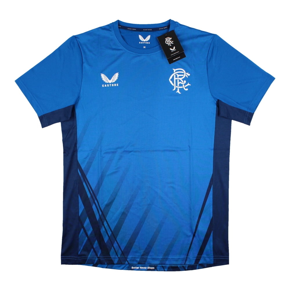 2022-2023 Rangers Training Short Sleeve Tee (Blue) (DAVIS 10)