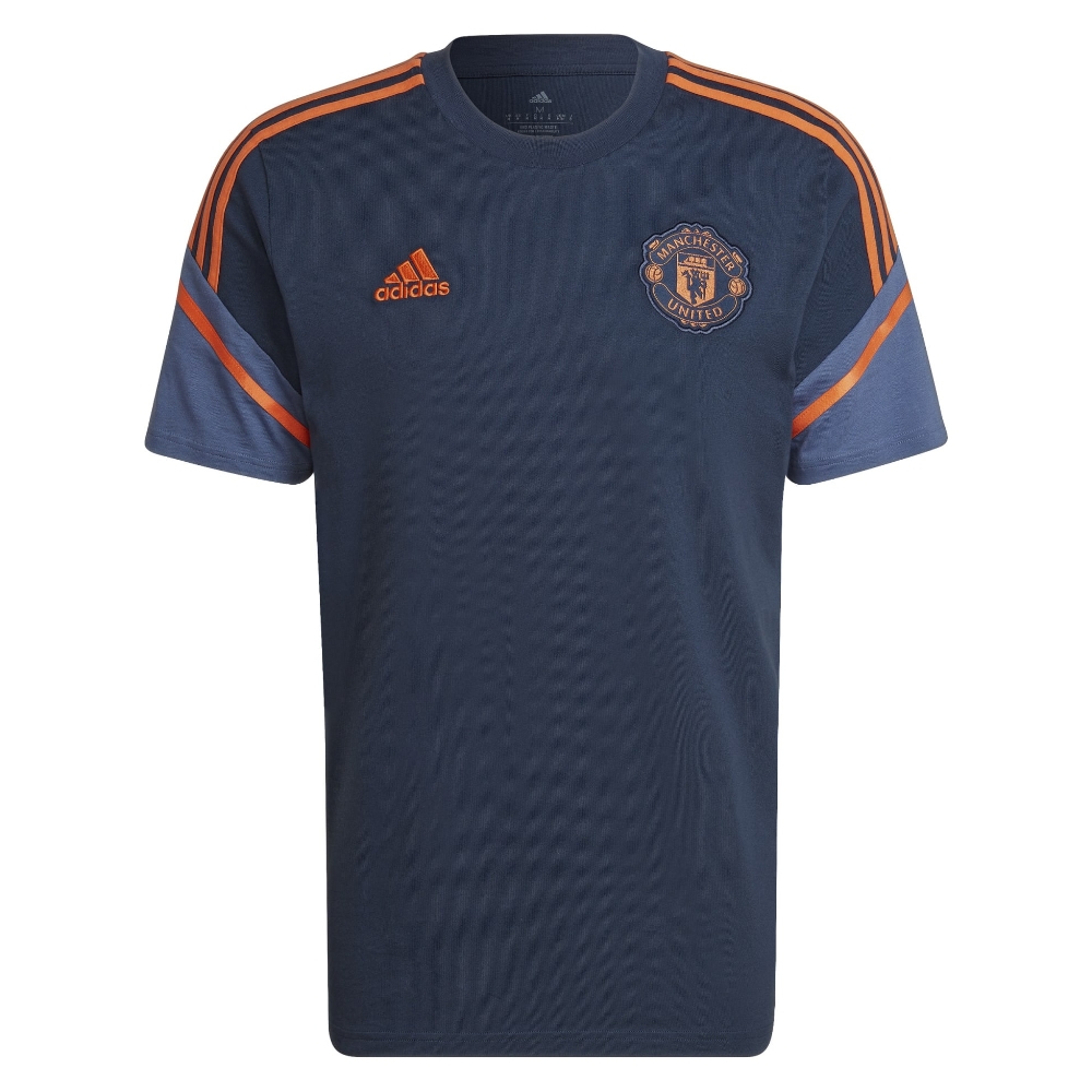 2022-2023 Man Utd Training Tee (Crew Navy) (B FERNANDES 8)