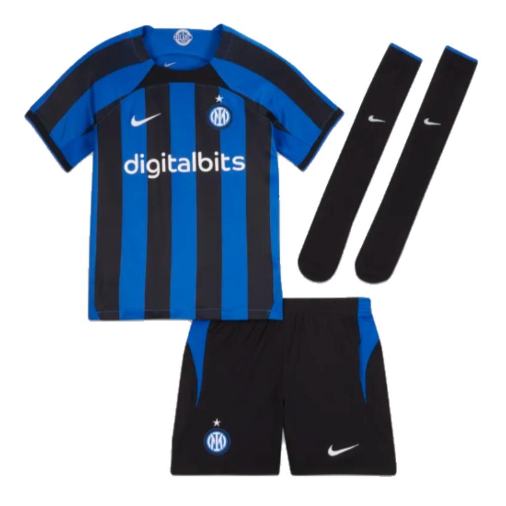 2022-2023 Inter Milan Home Mini Kit (BASTONI 95)