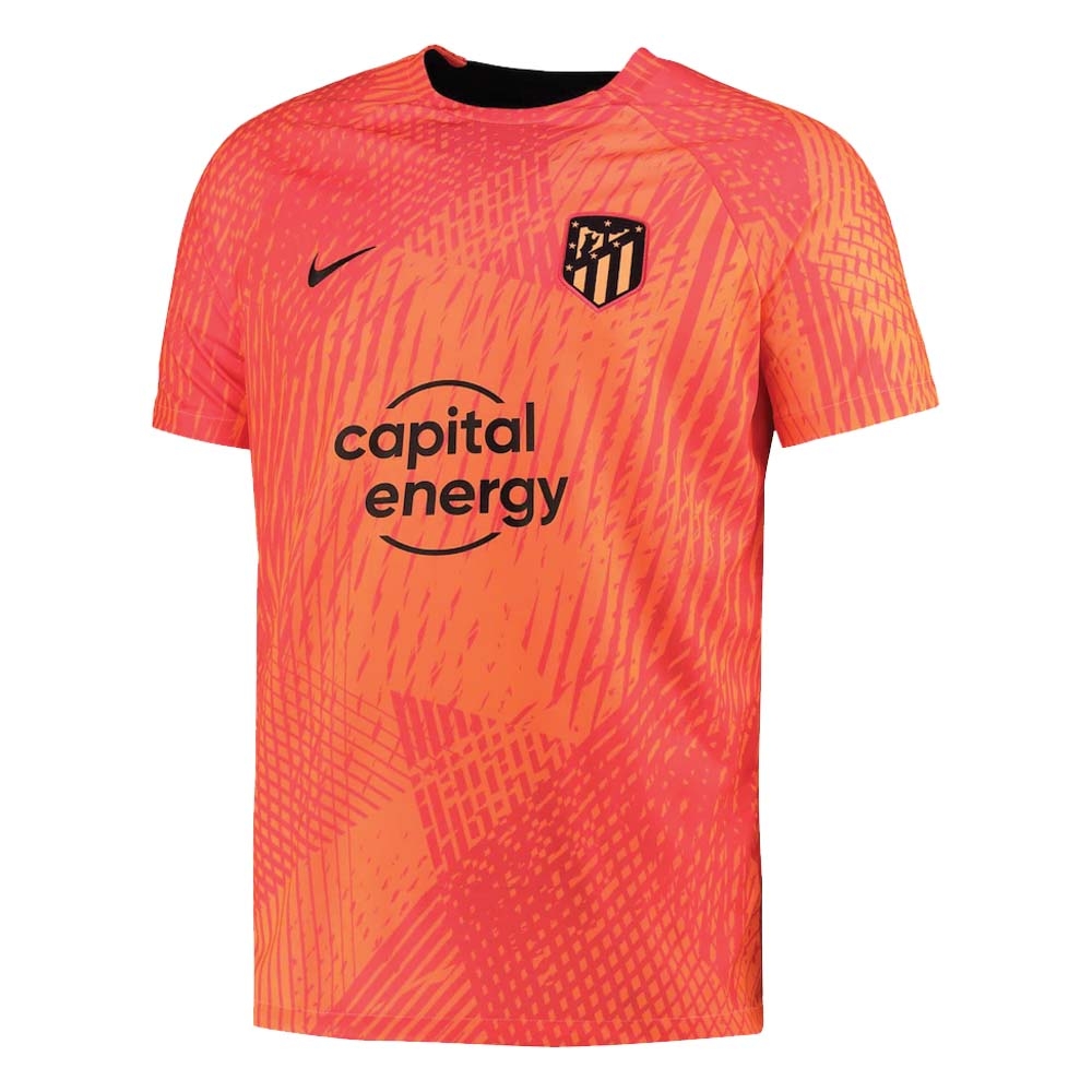 2022-2023 Atletico Madrid Pre-Match Training Shirt (Laser Crimson) (CARRASCO 21)