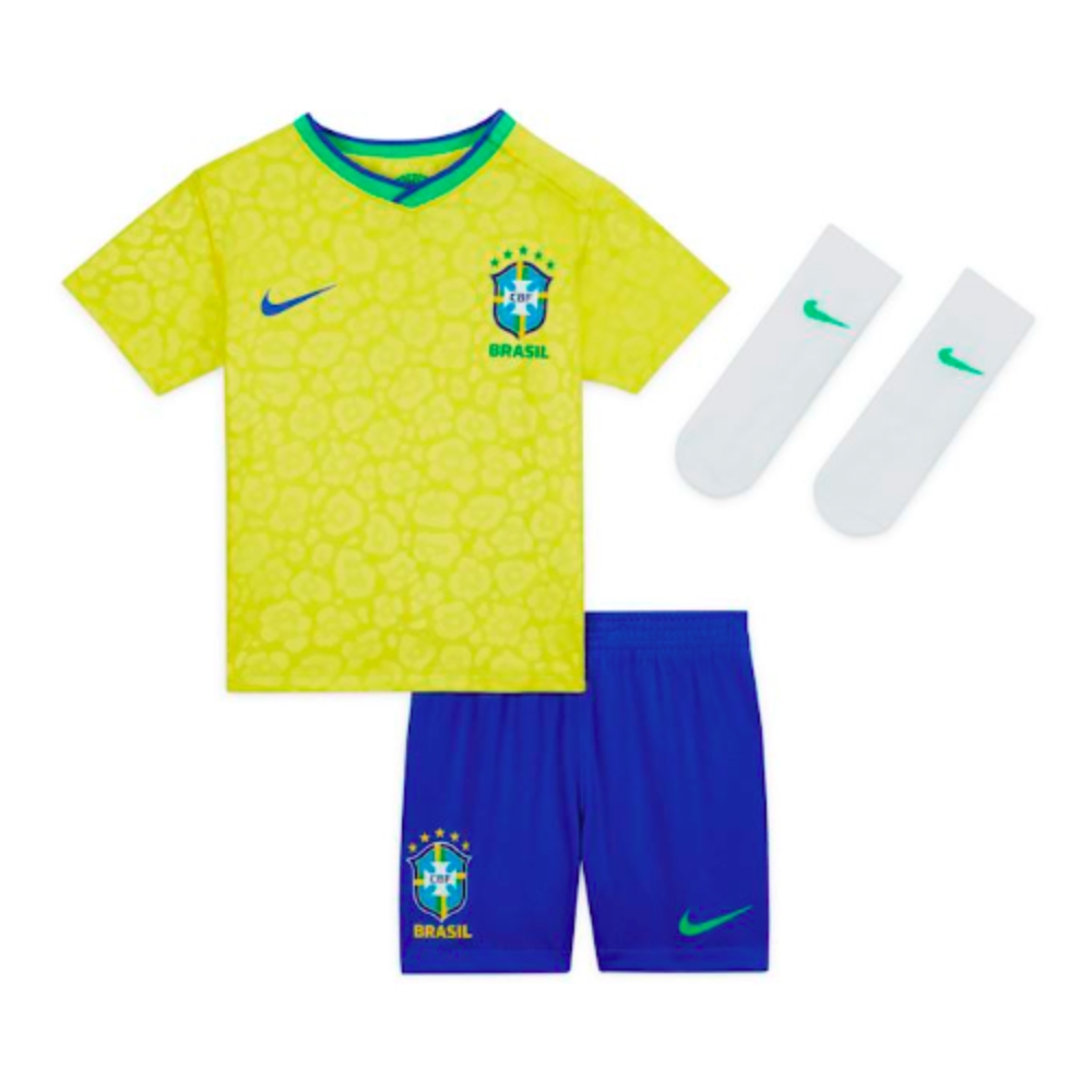 2022-2023 Brazil Home Infants Baby Kit (L Paqueta 7)