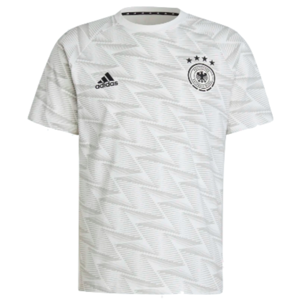 2022-2023 Germany Game Day Travel T-Shirt (White) (Schlotterbeck 23)