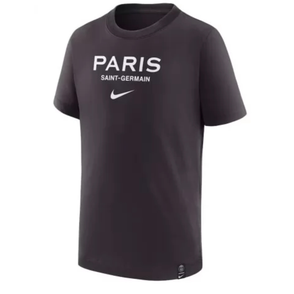 2022-2023 PSG Swoosh Tee Black - Kids (HAKIMI 2)