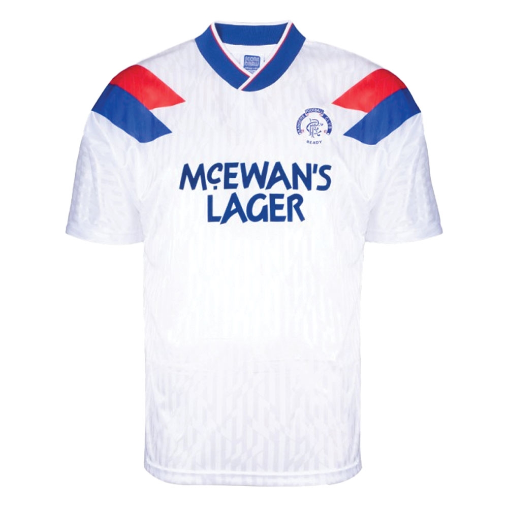 Rangers 1990 Away Retro Football Shirt (Butcher 6)