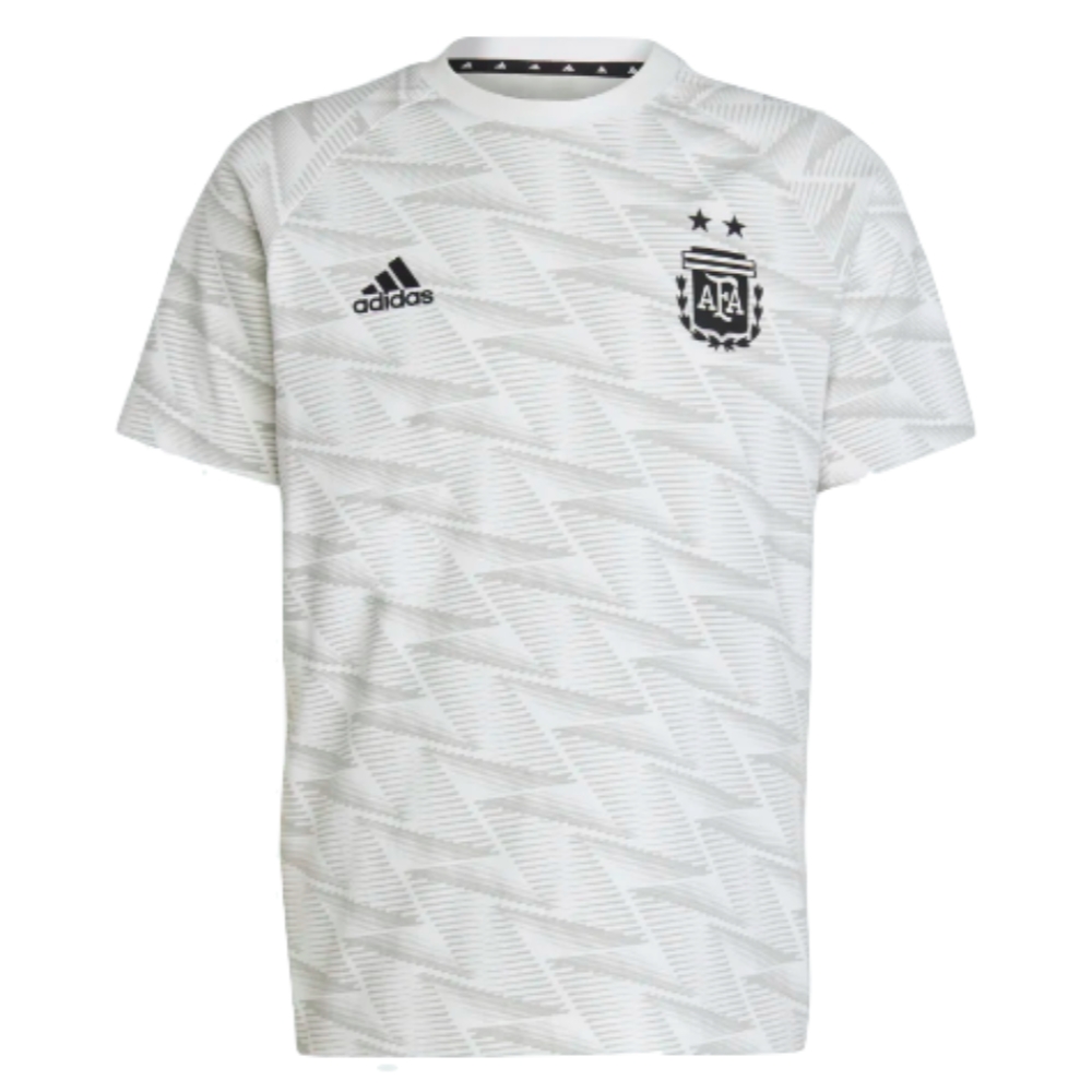 2022-2023 Argentina Game Day Travel Tee (White) (OTAMENDI 19)