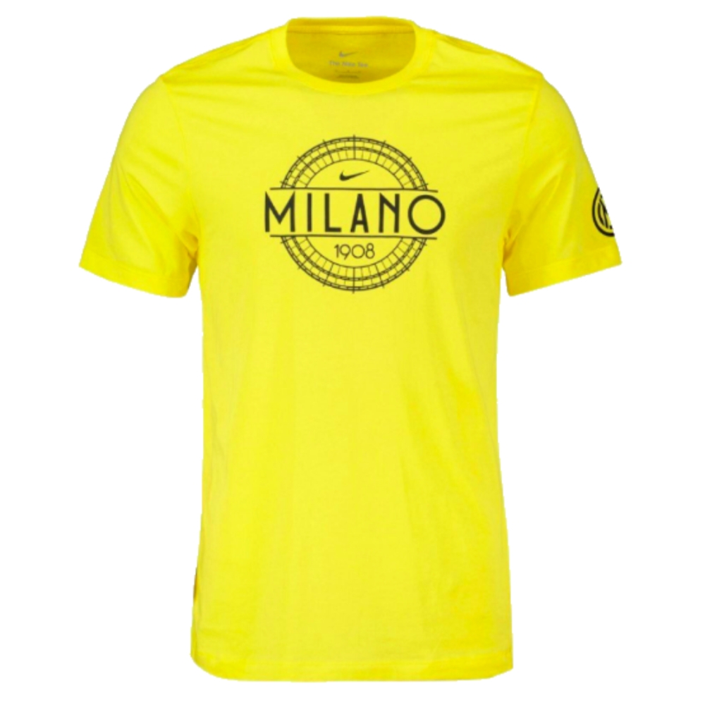 2022-2023 Inter Milan Voice Tee (Yellow) (BASTONI 95)