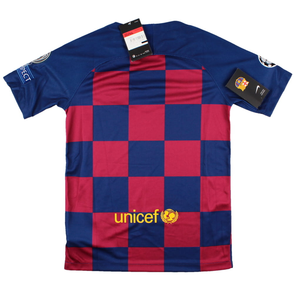 2019-2020 Barcelona CL Home Shirt (Kids) (GUARDIOLA 4)