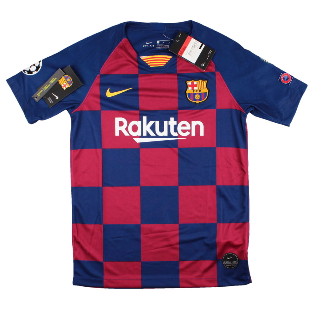 2019-2020 Barcelona CL Home Shirt (Kids) (Martens 22)