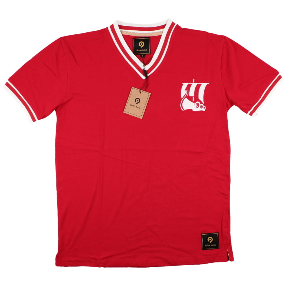 False Nein Denmark Home Shirt (B LAUDRUP 11)