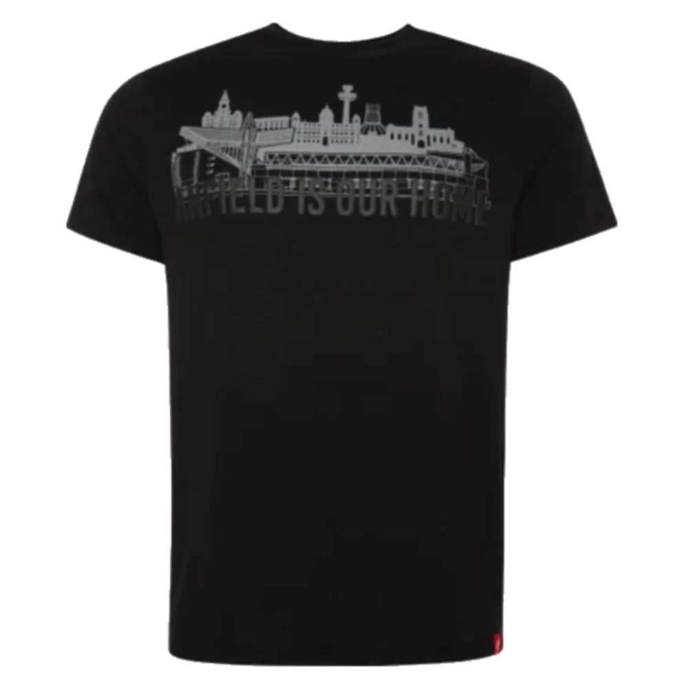 Liverpool Black Skyline Tee (Your Name)