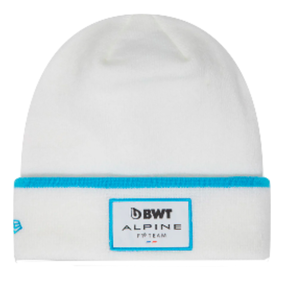 2023 Alpine Team Stripe Cuff Beanie (White)