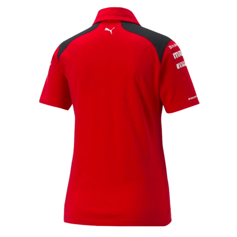 2023 Ferrari Team Polo Shirt (Red) - Ladies