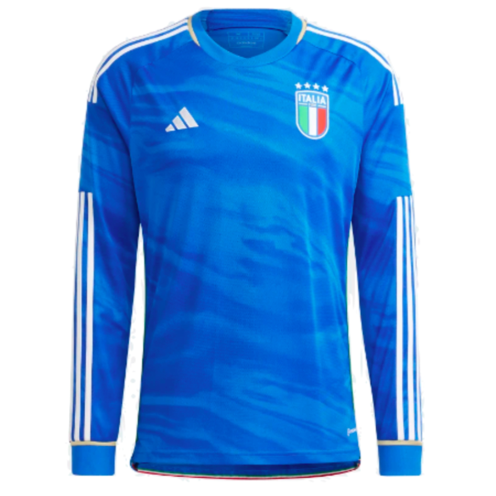 2023-2024 Italy Home Long Sleeve Shirt (BARELLA 18)