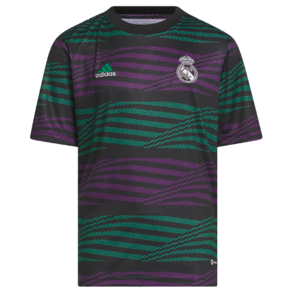 2022-2023 Real Madrid Pre-Match Jersey (Kids) (TCHOUAMENI 18)