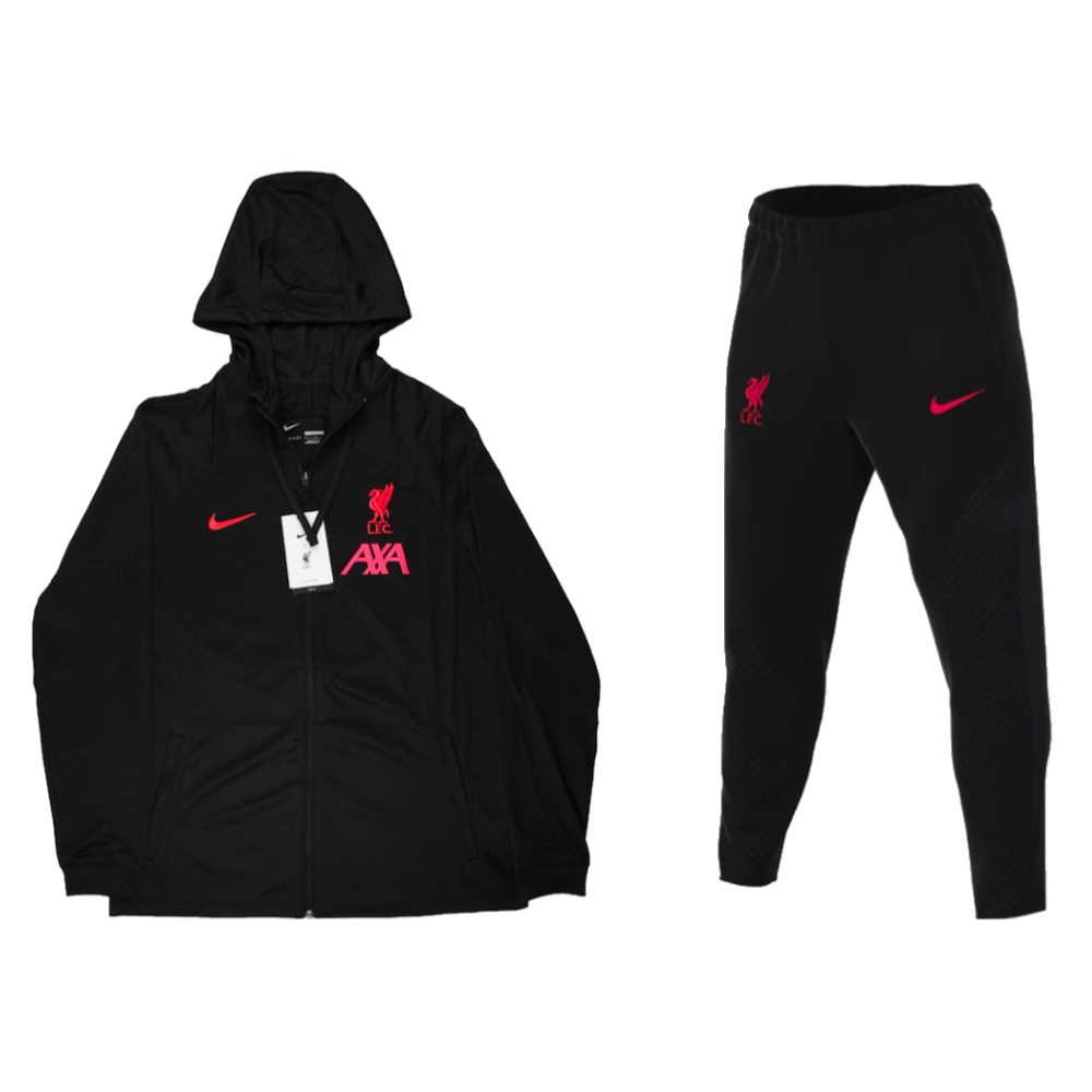 2022-2023 Liverpool Strike Woven Tracksuit (Black)