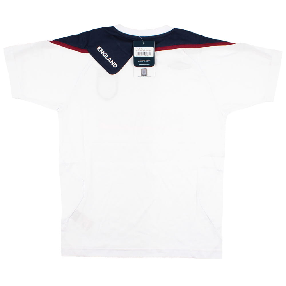 2010-2011 England Bench T-Shirt (White) - Kids