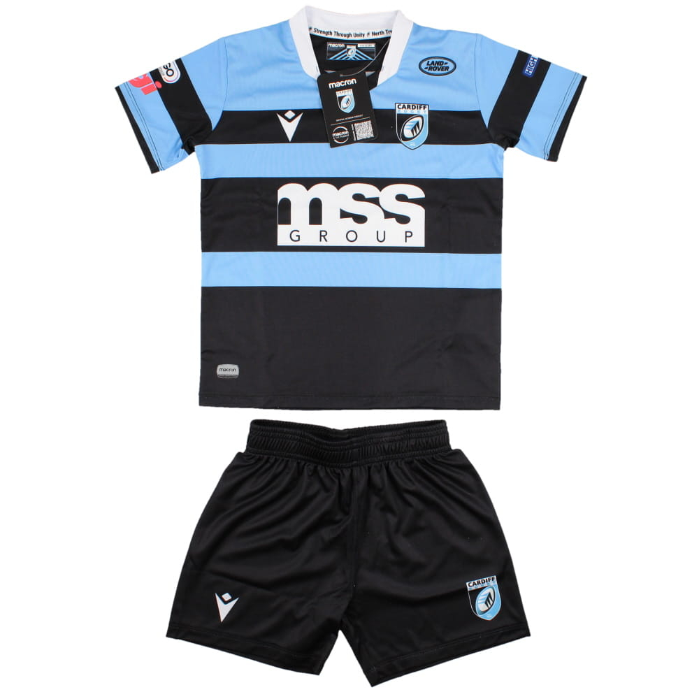 2022-2023 Cardiff Blues Home Rugby Mini Kit (Your Name)