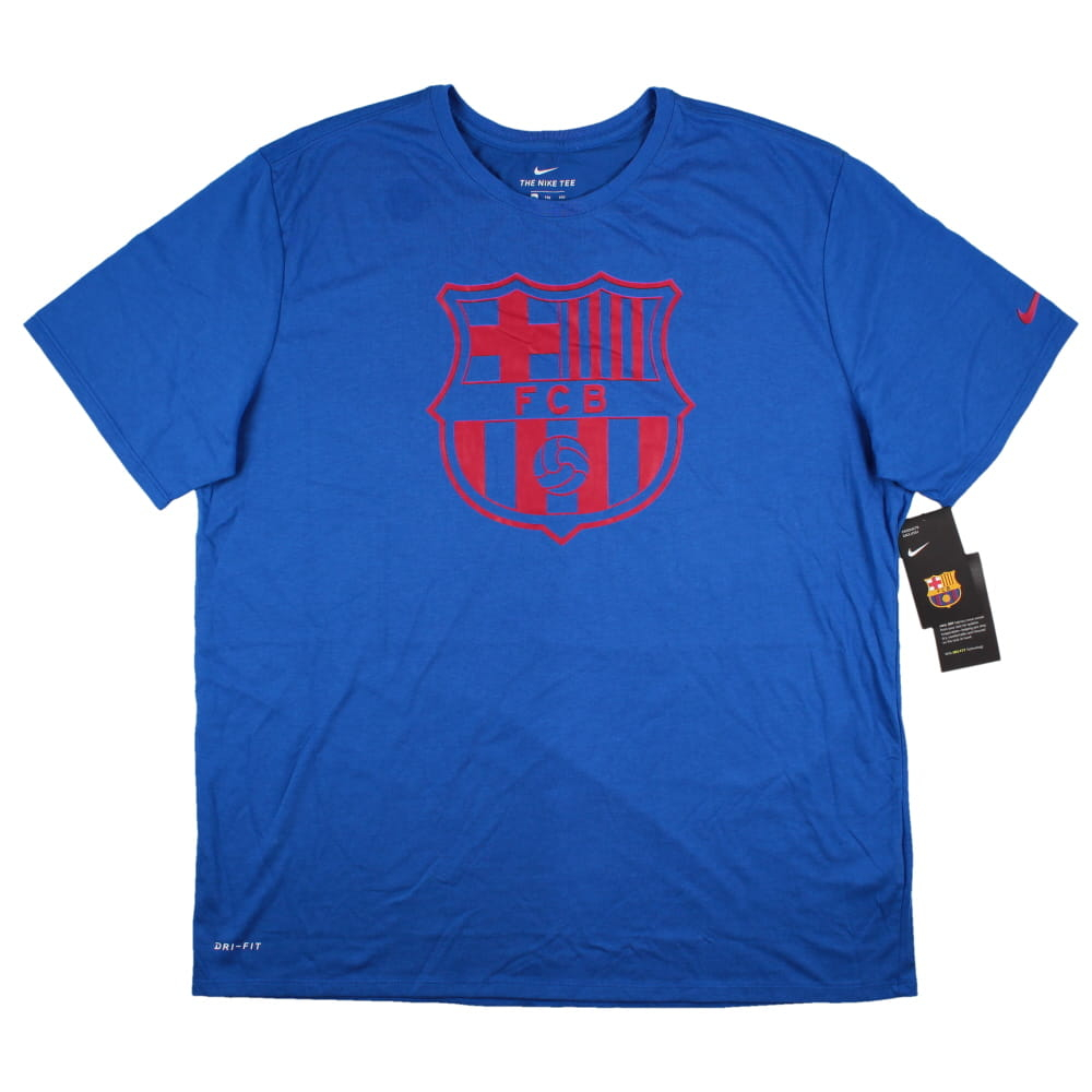 2016-2017 Barcelona Crest T-Shirt (Blue) (Your Name)